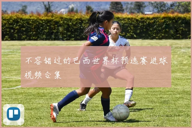 不容错过的巴西世界杯预选赛进球视频合集